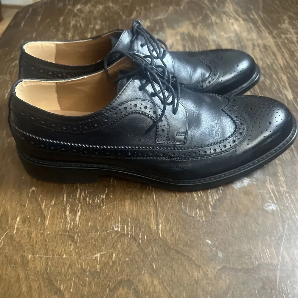 Aldo Shoes Men's Black Dress Size 9 US Size Excellent Condition